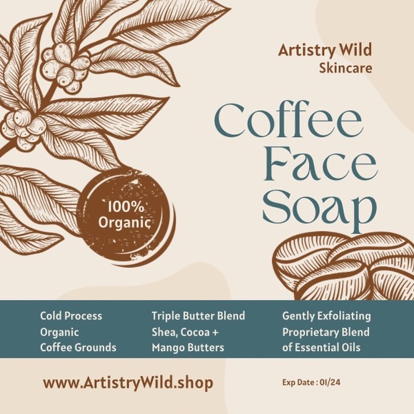 🔥 SALE! ☕️ Coffee Bean Face Soap! - Picture 3 of 9